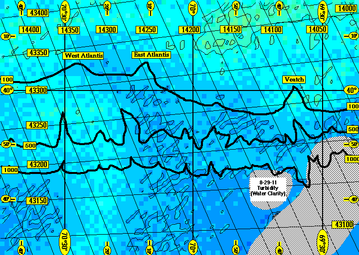 Atlantis to Veatch Canyon (Turbidity Image)