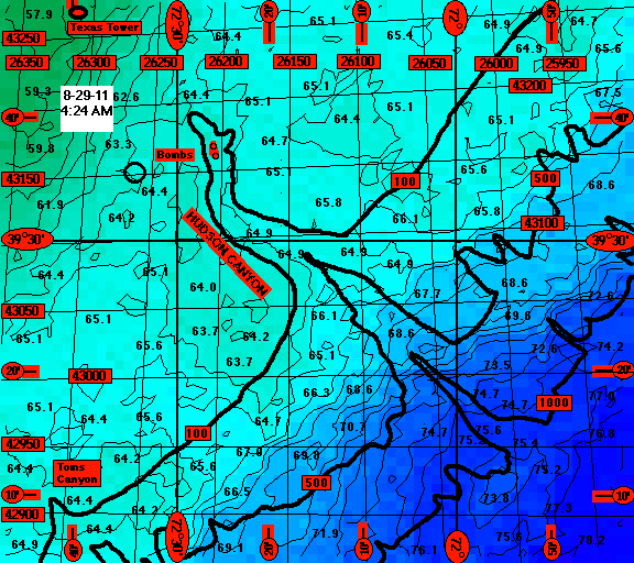 Hudson Canyon Chart