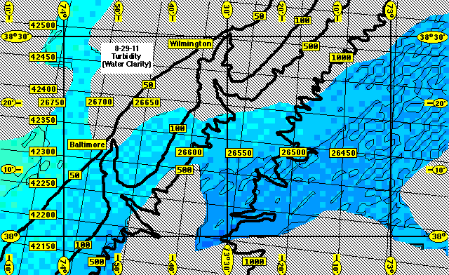 Wilmington Canyon to Baltimore Canyon (Turbidity Image)