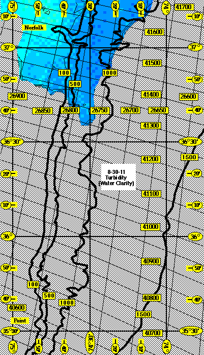 Norfolk Canyon to The Point (Turbidity Image)