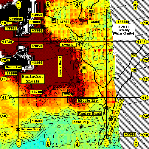 Southeast of Chatham (Turbidity Image)