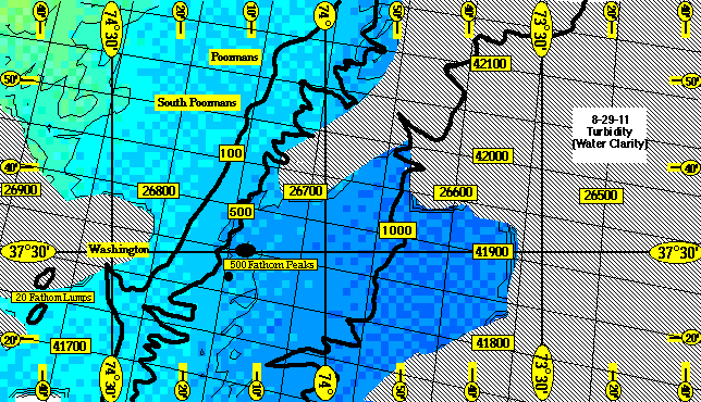 Poormans to Washington Canyons (Turbidity Image)